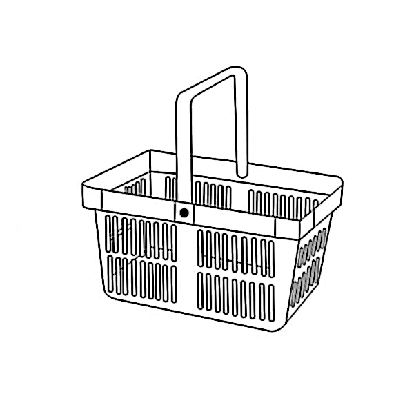 Рисунок корзины продуктовой